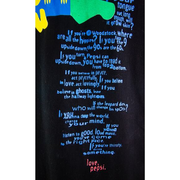 Woodstock Tour Band T-Shirt Vintage 1994 Pepsi Double Stitch Men's Size L - Picture 5 of 12